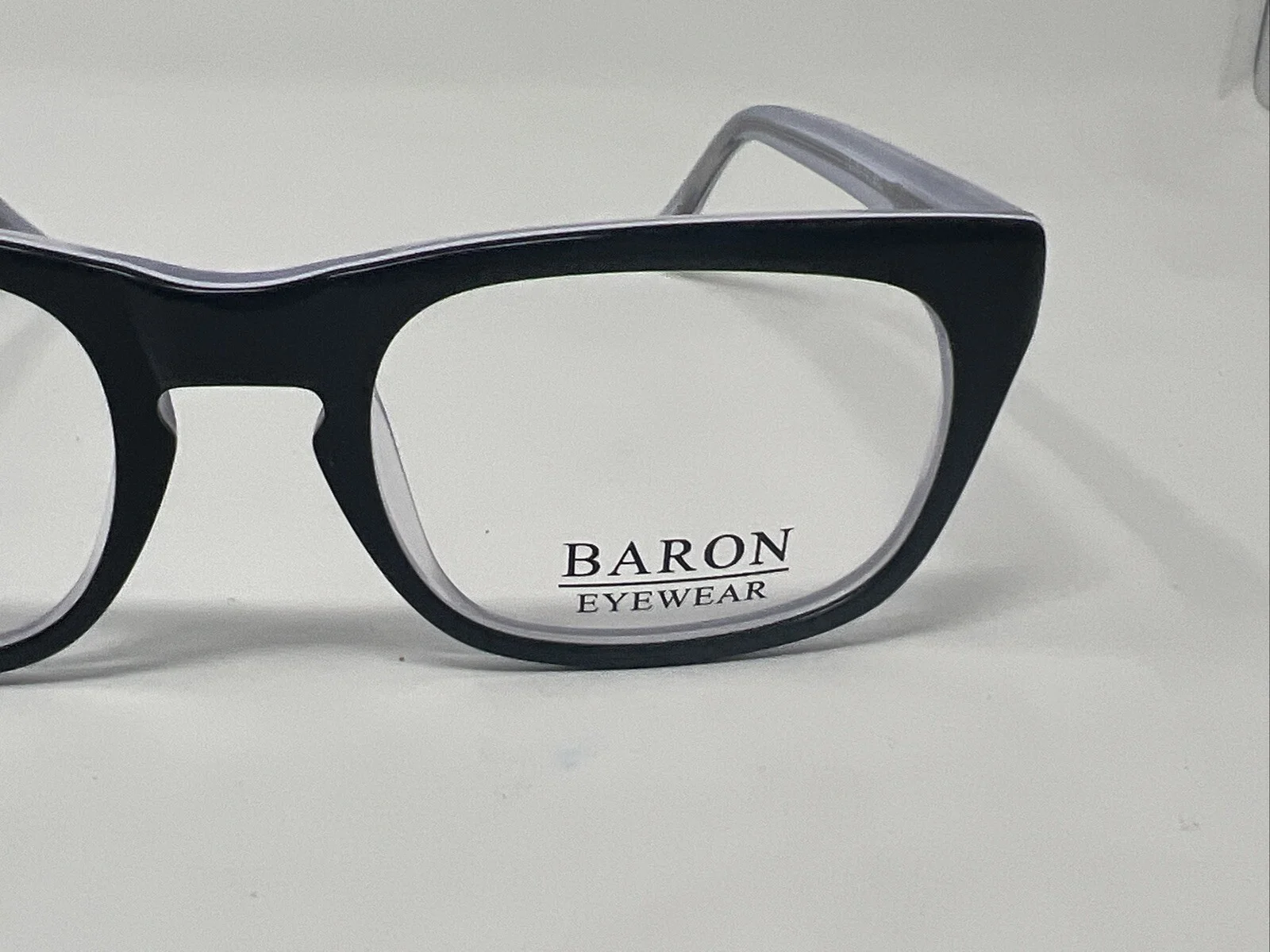 BARON EYEWEAR 50/20 140 blk/purple BZ47 womens eyeglass frames O15 3