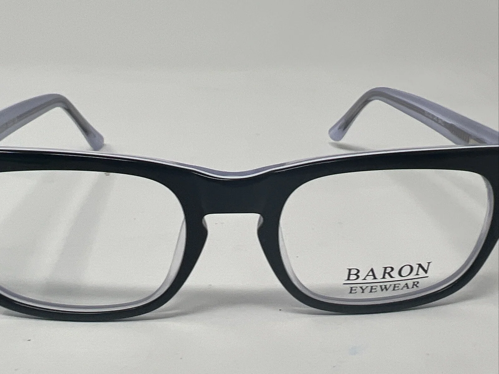 BARON EYEWEAR 50/20 140 blk/purple BZ47 womens eyeglass frames O15 4